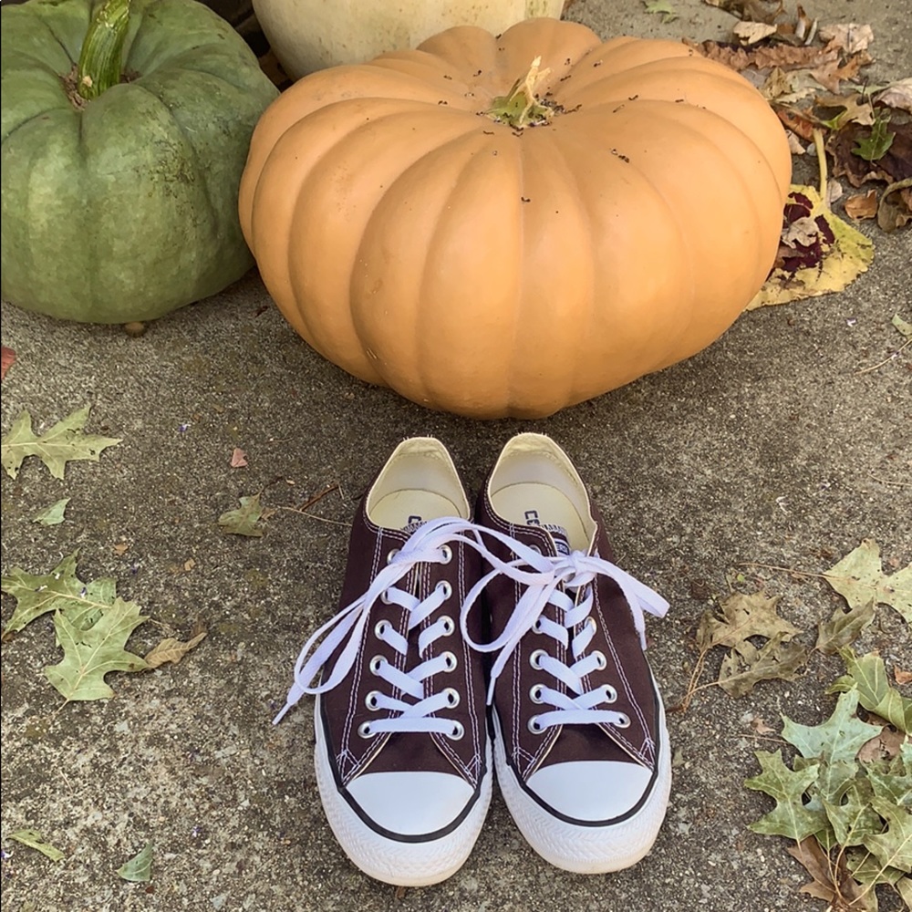 Converse all ⭐️star brown shoes